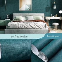 접착식 타일 벽마감재 욕실 화장실 벽보드 linen textured home decor self adhesive wallpaper for living room 침실 벽 데칼, 린넨 크림 색상, 60x500cm