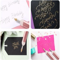 포일펜 캘리그라피 금박펜 포일아트 포일퀼 DIY 미술, 포일펜 세트