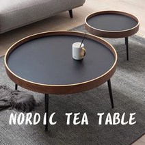 거실테이블 북유럽풍 원형 거실테이블 1000MM/750MM/500MM