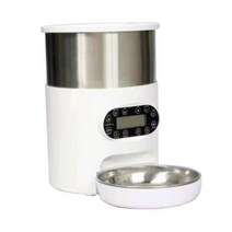 강아지 자동급식기 급여기 고양이 사료 배식기 반려견 자율배식 자율급식 공급기, 3L One Bowl Key_CHINA