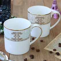 한국도자기본차이나 결 노르딕 머그컵세트 2P, 선물포장O