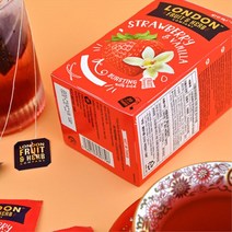 카페인없는 딸기 바닐라향 과일허브티 티백 커피숍 향좋은차 수면도움 TEA