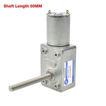 웜기어 감속기 4632-370 12V 볼트 DC M6 나사 샤프트 길이 50MM 3V6V24V 웜 기어드 모터 역방향 감속 자, 05 90rpm_01 6V