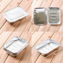 은박 도시락 알루미늄 일회용 포장 배달 용기 10P G-3