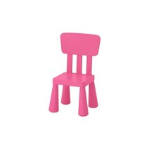 이케아 키즈 어린이의자 체어 이케아 MAMMUT 맘무트 실내외겸용 어린이 의자 핑크 (올핀)_937EA, 본상품선택, 본상품선택
