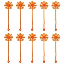 피규어 Fidget Sticky Spider Web Elastic Stretchy Rope 벽에 붙이기 쉬운 참신 개그 유아 선물 스트레스, [03] Orange