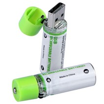 최고의 가격 AA 배터리 Nimh 1.2V 1450MAH 충전식 리튬 이온 USB 1450 다채로운 카드 2 피스, 01 1.2V