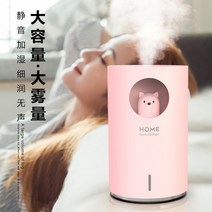 책상용가습기 소형 초음파 무중력 Xiaomi-7 색 귀여운 미니 가습기 USB 7 야간 조명 차량 장착형 가정용 토끼 만화 음소거, [11] Navy Blue