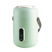 샤브샤브 전기 냄비 600ml 전기 스튜 냄비 끓는 주전자 미니 건강 보존 수프 죽 슬로우 쿠커 요리 보일러, 03 green_03 AU