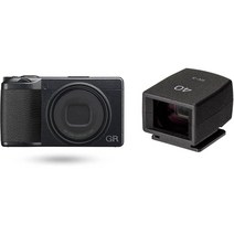 리코 GR IIIx 24MP APS-C 사이즈 CMOS 센서 탑재 디지털 컴팩트 카메라, 외부 미니 파인더 포함