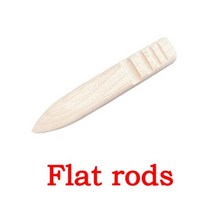 조각칼 전동 나무 플라스틱 목공 우드카빙 조각도 수제 버니 싱 로드 공예 가장자리 DIY 트리머 연마 1 개, Flat rods