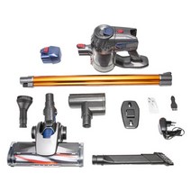 무선 충전 청소기 핸드 헬드 진공 강력한 듀얼 모터 전기 스위퍼 홈 자동차 진드기 먼지 제거, 진드기 제거 브러시, 영국