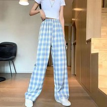 순이들 여성 체크 홈웨어팬츠