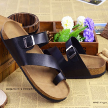 오너클랜 여성 여름 바닷가 여행 슬리퍼 편한 나들이 신발 코디