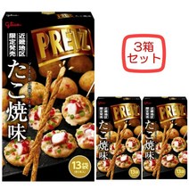 에자키 글리코 자이언트 프리츠 플리츠 프레첼 타코야키 맛 13봉입 3박스, 13봉입 3박스개, 단일 옵션g