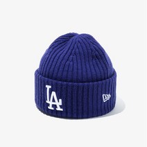 뉴에라 [뉴에라][공용]MLB 메리노울 립 커프 LA 다저스 비니 다크 로얄 (12866293)