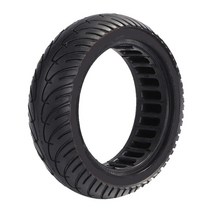 스쿠터 전동 Xiaomi M365 1S Pro 2 전동 스쿠터 용 솔리드 타이어 Mijia Mi 용 8.5 ''고무 벌집 타, 03 Black 1PCS Rubber