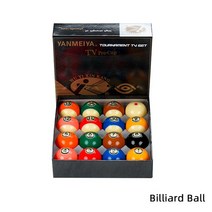 당구 초크 용품 풀 공 TV 프로 컵 세트 2 1/4 인치 57.2/52.5mm Billard 수지 큐 전체 16/22pcs 스누커 액세서리, [01] 16pcs