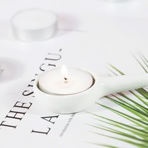 곤이몰 유기농 아로마 에센셜오일, 오일버너 초 받침대 화이트