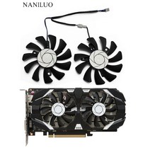 그래픽카드 팬 수리 부품 Ha8010h12f z 75mm 2pin gtx1050ti gpu 쿨러 msi geforce gtx 1050ti gtx 1050 ti 4gt oc 카드
