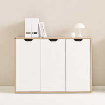 MN1570 필웰 무노 다용도 높은 수납장 1200 DVX 잠금장치 기능 거실수납장 아동수납장 넉넉한수납공간, 화이트