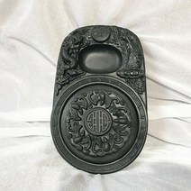 고급벼루 먹 서예 선물용 천연 돌벼루 취미 서예, D타입 고급 벼루 먹