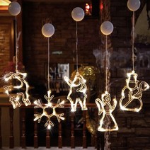 크리스마스 LED 행잉조명 팬던트 벽걸이 유리창 조명, LED팬던트조명(눈결정)