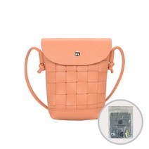 다마다마 DIY 집콕시리즈 가죽공예 키트 9번째 미니 크로스백, 오렌지