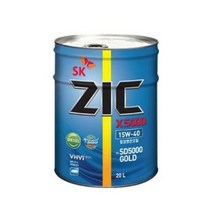 SK ZIC 지크 X5000 15W40(구 SD5000) 디젤 엔진오일 건설 중장비