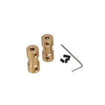 황동 리지드 모터 샤프트 커플링 전송 커넥터 나사 렌치 포함 2mm, 16 3.17mm to 3mm