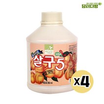 차그림 농축과일원액 살구 원액 850ml X4, 롱리치쇼핑몰 1