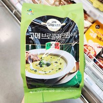 혼합60.1062 CJ 고메 브로콜리 치즈수프 719.79g x 1개, 종이박스포장