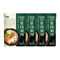고향식품 제대로 만든 부대찌개 600g x 4개