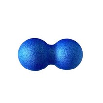 요가블록 요가벽돌 요가폼 블럭 땅콩 마사지 볼 세트 라크로스 물리 트리거 포인트 테라피 근막 방출, blue