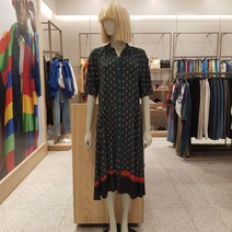 베네통 베네통 프린트 포인트 롱 원피스 BAOPA9231