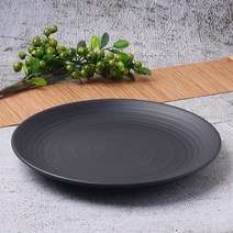 먹토 멜라민그릇 원형접시 7호