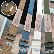 멀티 타프 웨빙 스트랩 로프 스트링 데이지체인 끈 세트, 아이보리