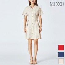 미쏘 라인 코튼 비비드 원피스 MIWOW9712S