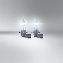OSRAM NIGHT BREAKER LASER HB3 밝기 150% 증가 할로겐 헤드라이트 전구 9005NL-HCB 12V 자동차 듀오 박스(전구 2개)-37774, 쿨 블루 인텐스, 듀오 박스