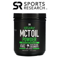 스포츠리서치 코코넛 MCT오일 파우더 분말 아카시아 메타볼리즘 엠시티오일 비건 300g