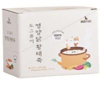 도그퓨어 강아지 고양이 영양닭 황태죽 85g x 10p, 닭고기, 8개, 850g
