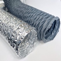 후렉시블 자바라호스 플렉시블 50~700mm 덕트자재 알루미늄 타포린 천닥트 닥트모음, 알루미늄 후렉시블 닥트호스, 알루미늄닥트 12인치(300파이) 10m