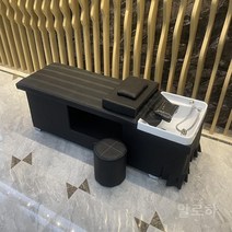 미용실 샴푸 의자 헤어샵 체어 이발소 샴푸대 바버샵 살롱 헤어, 기본그레이