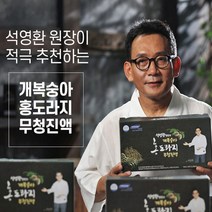 석영환 원장의 개복숭아 홍도라지 무청진액 2세트 전통식품 환절기에 좋은 온가족 해썹 국내산, 30포