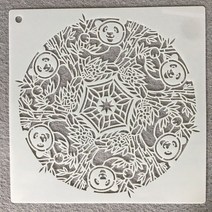만다라 도안 diy 틀 판화 색칠공부 30x30 다용도활용가능, 옵션5