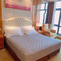 순잠 SOONZAM 프리미엄 쑥 항균 침대 토퍼, 그레이