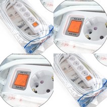 멀티콘센트 탭 4구 10M 컬러멀티탭 책상수납 책상선정리 전기연결선 멀티탭박스 멀티탭추천 2평방꾸미기 멀티플