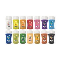아쿠아대용량 물감 220ml. 수채화물감 미술용품, 살구색