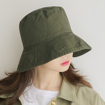 라핑 빅사이즈 베이직 벙거지 코튼 오버핏 버킷햇