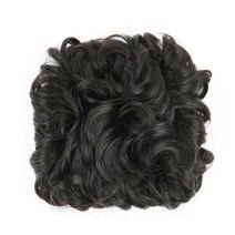 아코디언/부분가발/올림머리/업스타일/볼륨/피스, 흑색 (1호)